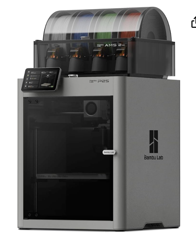 Bambu Lab P2S 3D Printer with AMS 2 Pro